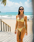 MIKA Top 簡約綁帶比基尼上衣