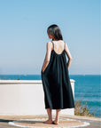 EVERYDAY DRESS 日光純棉輕紗洋裝.純黑