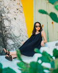 EVERYDAY DRESS 日光純棉輕紗洋裝.純黑