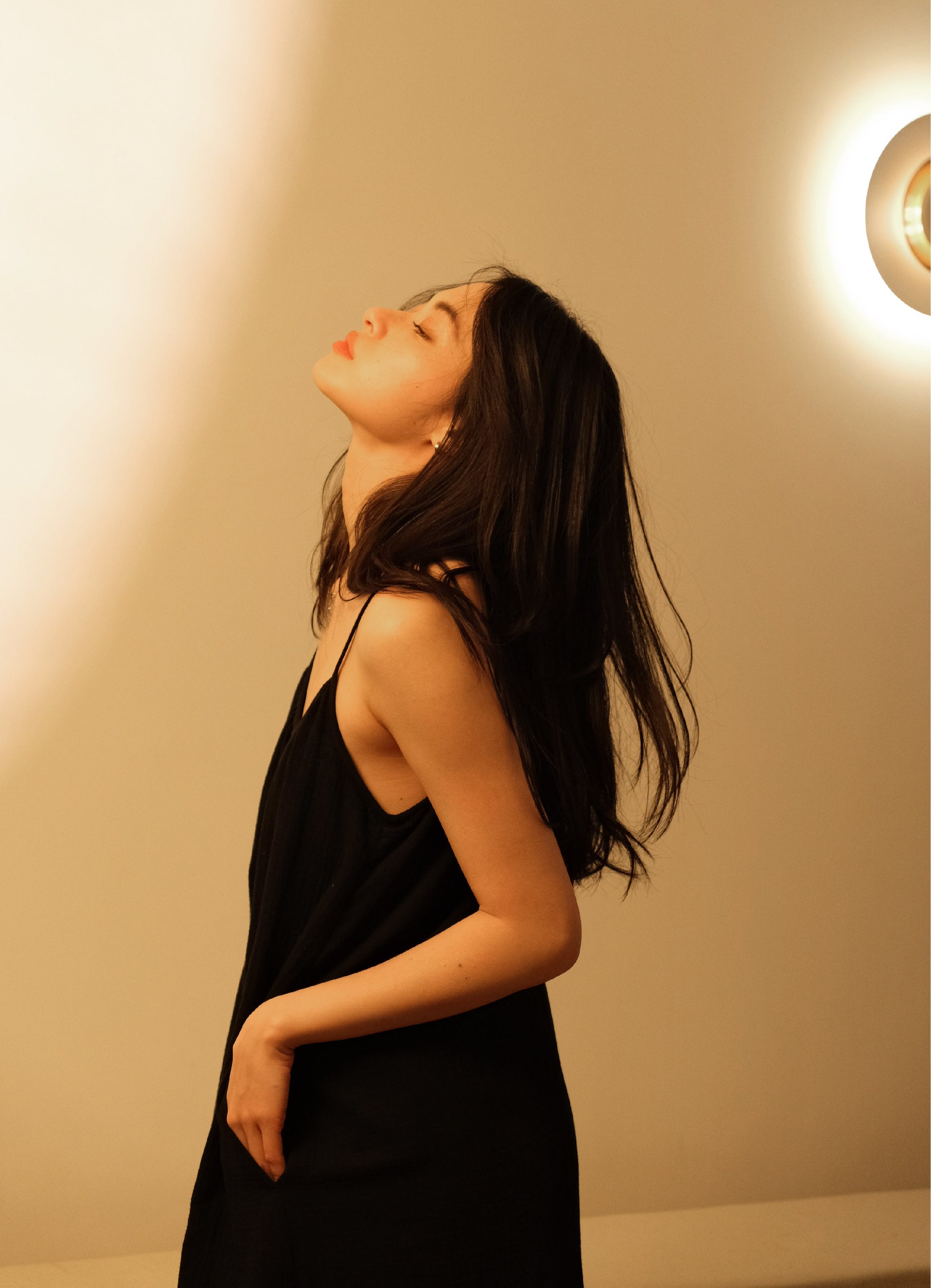 EVERYDAY DRESS 日光純棉輕紗洋裝.純黑