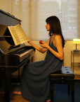 EVERYDAY DRESS 日光純棉輕紗洋裝.海潮藍 - FAVALAVA
