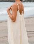 EVERYDAY DRESS 日光純棉輕紗洋裝.麥穗米 - 洋裝FAVALAVA