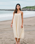 EVERYDAY DRESS 日光純棉輕紗洋裝.麥穗米 - 洋裝FAVALAVA