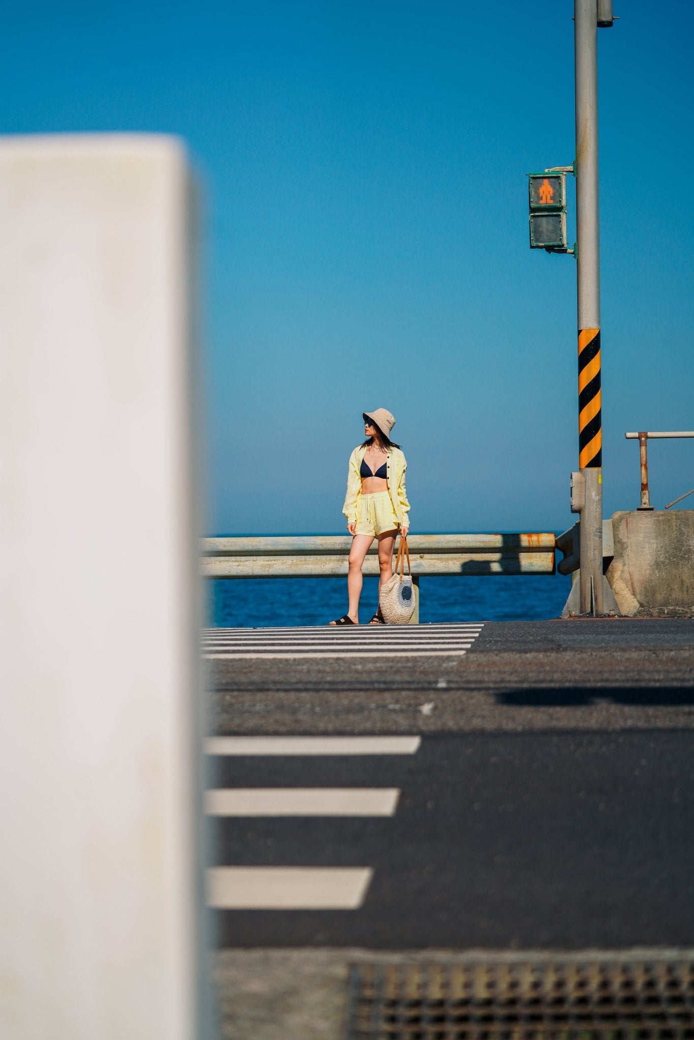 EVERYDAY SET 日光純棉短褲套裝・暖陽黃 - FAVALAVA