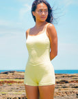 JANE One Piece 細肩帶平口連身短褲 - 連身衣FAVALAVA