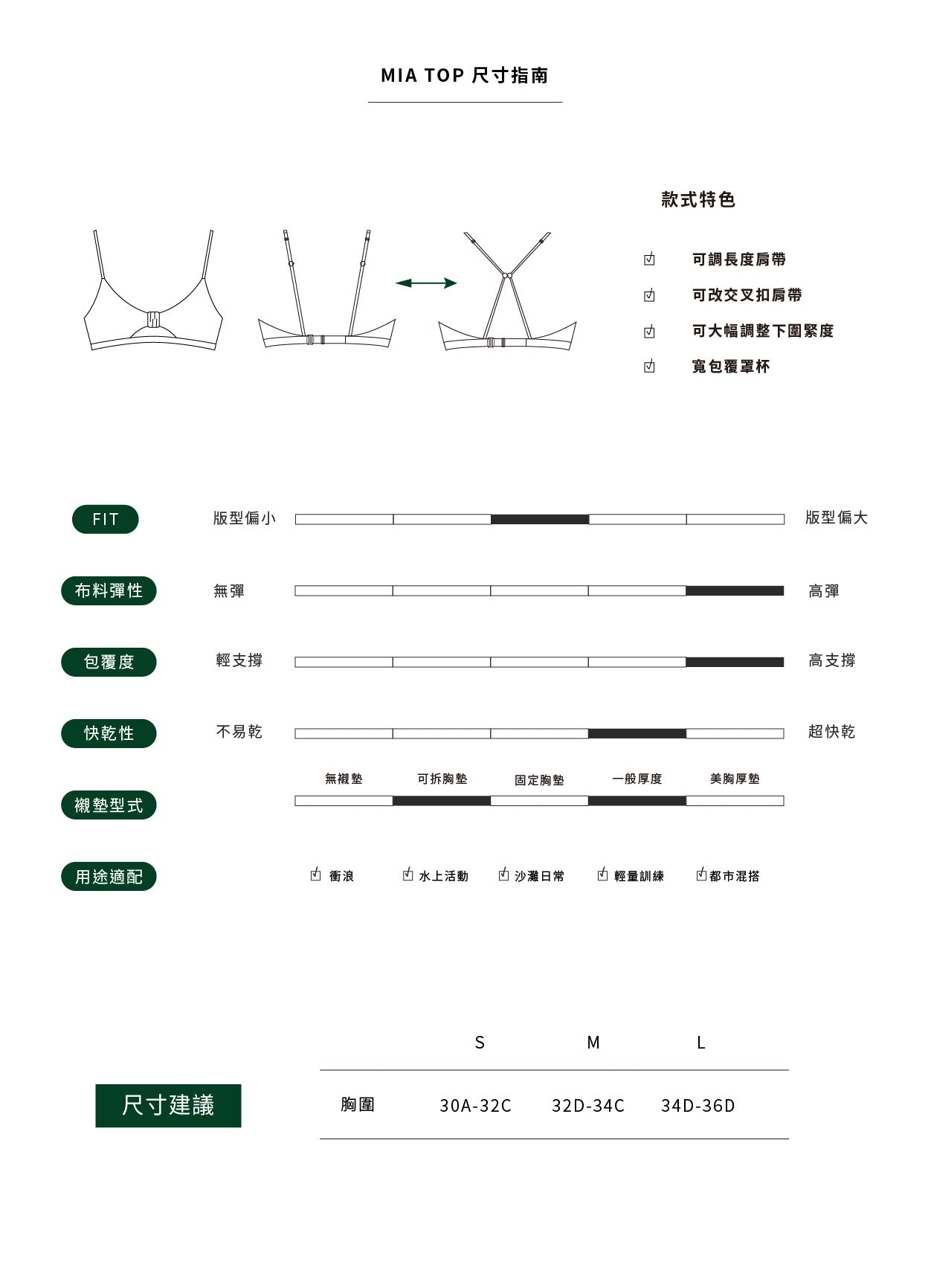MIA Top 蝴蝶結比基尼上衣 - 上身 TOPFAVALAVA
