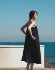 EVERYDAY DRESS 日光純棉輕紗洋裝.純黑