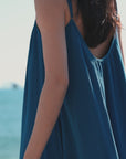 EVERYDAY DRESS 日光純棉輕紗洋裝.海潮藍