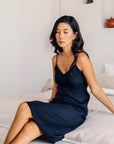 AMELIA Dress 天絲涼感・細帶修身洋裝 - FAVALAVA