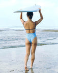 HENA One Piece 復古平口連身泳衣 - 連身衣FAVALAVA