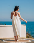 EVERYDAY DRESS 日光純棉輕紗洋裝．柔霧白 - 洋裝FAVALAVA