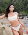 MINA Bottom 滾邊比基尼下身 - FAVALAVA